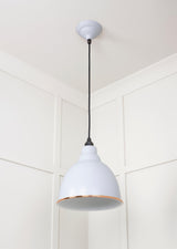 From The Anvil - White Gloss Brindley Pendant in Birch | Sku. 49507BI | Trade Door Handles.