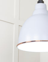 From The Anvil - White Gloss Brindley Pendant in Birch | Sku. 49507BI | Trade Door Handles.
