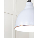 From The Anvil - White Gloss Brindley Pendant in Birch | Sku. 49507BI | Trade Door Handles.