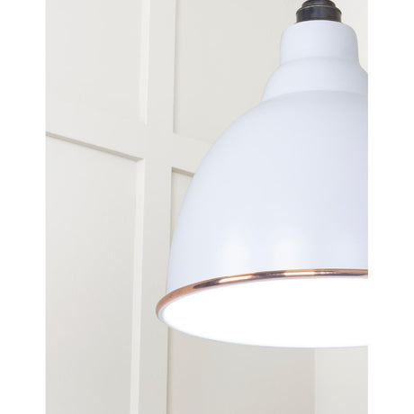 From The Anvil - White Gloss Brindley Pendant in Birch | Sku. 49507BI | Trade Door Handles.