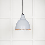 From The Anvil - White Gloss Brindley Pendant in Birch | Sku. 49507BI | Trade Door Handles.