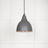 From The Anvil - White Gloss Brindley Pendant in Bluff | Sku. 49507BL | Trade Door Handles.