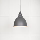From The Anvil - White Gloss Brindley Pendant in Bluff | Sku. 49507BL | Trade Door Handles.
