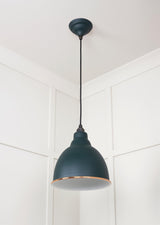 From The Anvil - White Gloss Brindley Pendant in Dingle | Sku. 49507DI | Trade Door Handles.