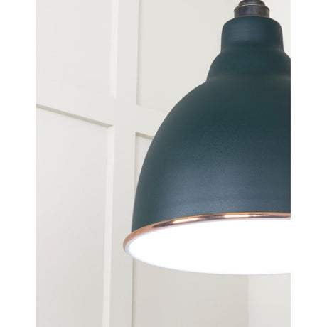From The Anvil - White Gloss Brindley Pendant in Dingle | Sku. 49507DI | Trade Door Handles.