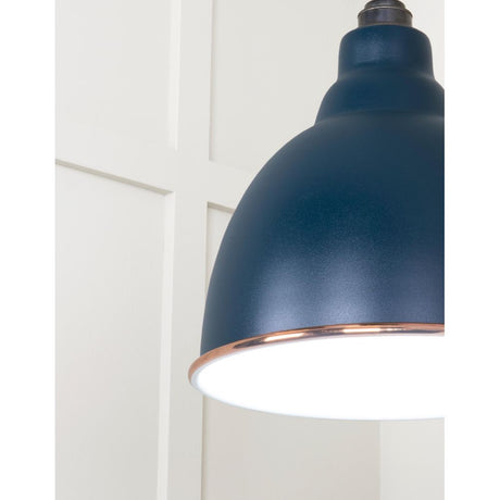 From The Anvil - White Gloss Brindley Pendant in Dusk | Sku. 49507DU | Trade Door Handles.