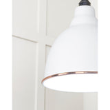 From The Anvil - White Gloss Brindley Pendant in Flock | Sku. 49507F | Trade Door Handles.