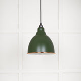 From The Anvil - White Gloss Brindley Pendant in Heath | Sku. 49507H | Trade Door Handles.