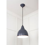 From The Anvil - White Gloss Brindley Pendant in Slate | Sku. 49507SL | Trade Door Handles.