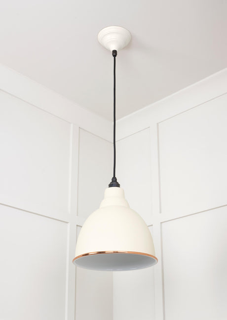 From The Anvil - White Gloss Brindley Pendant in Teasel | Sku. 49507TE | Trade Door Handles.