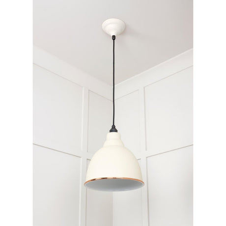 From The Anvil - White Gloss Brindley Pendant in Teasel | Sku. 49507TE | Trade Door Handles.