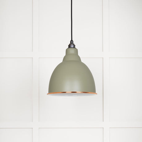 From The Anvil - White Gloss Brindley Pendant in Tump | Sku. 49507TU | Trade Door Handles.