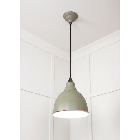From The Anvil - White Gloss Brindley Pendant in Tump | Sku. 49507TU | Trade Door Handles.