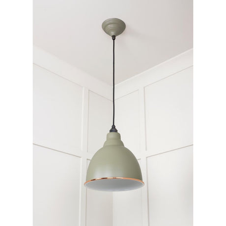 From The Anvil - White Gloss Brindley Pendant in Tump | Sku. 49507TU | Trade Door Handles.