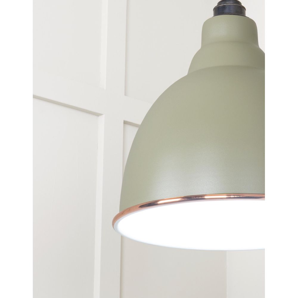 From The Anvil - White Gloss Brindley Pendant in Tump | Sku. 49507TU | Trade Door Handles.