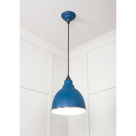 From The Anvil - White Gloss Brindley Pendant in Upstream | Sku. 49507U | Trade Door Handles.