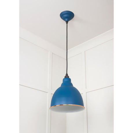 From The Anvil - White Gloss Brindley Pendant in Upstream | Sku. 49507U | Trade Door Handles.