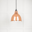 From The Anvil - White Gloss Brindley Pendant in Copper | Sku. 49507 | Trade Door Handles.