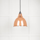 From The Anvil - White Gloss Brindley Pendant in Copper | Sku. 49507 | Trade Door Handles.