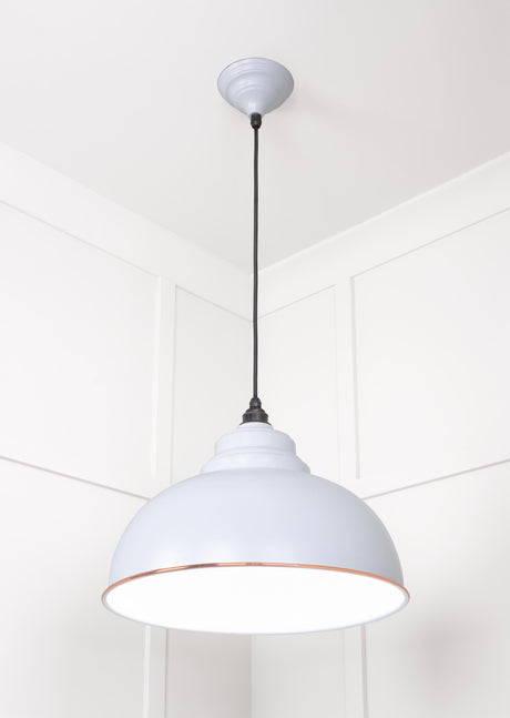 From The Anvil - White Gloss Harborne Pendant in Birch | Sku. 49508BI | Trade Door Handles.