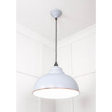 From The Anvil - White Gloss Harborne Pendant in Birch | Sku. 49508BI | Trade Door Handles.