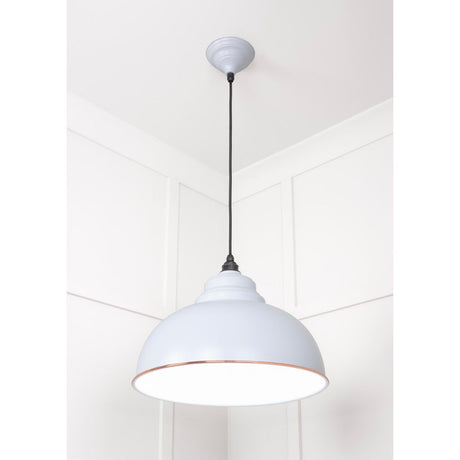 From The Anvil - White Gloss Harborne Pendant in Birch | Sku. 49508BI | Trade Door Handles.