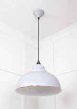 From The Anvil - White Gloss Harborne Pendant in Birch | Sku. 49508BI | Trade Door Handles.
