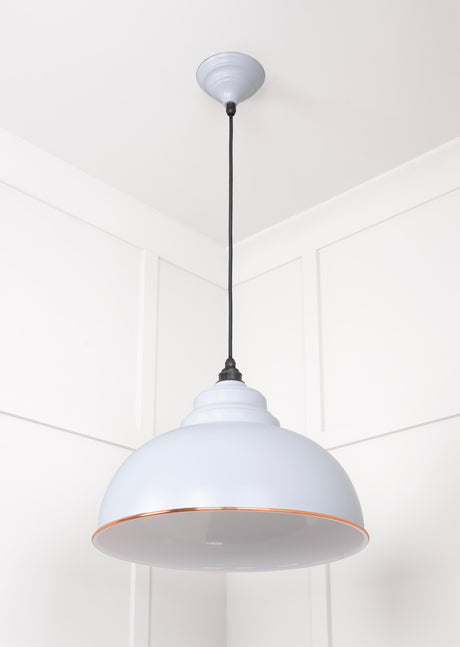 From The Anvil - White Gloss Harborne Pendant in Birch | Sku. 49508BI | Trade Door Handles.