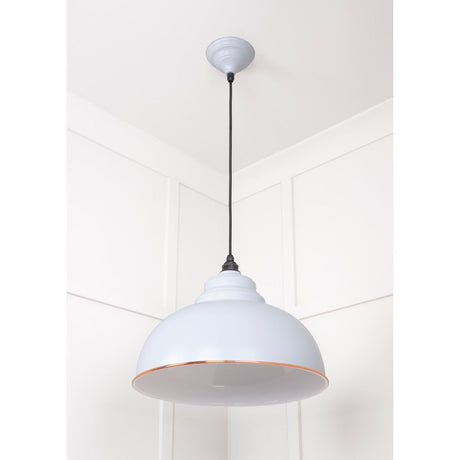 From The Anvil - White Gloss Harborne Pendant in Birch | Sku. 49508BI | Trade Door Handles.