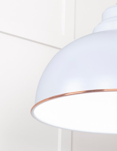 From The Anvil - White Gloss Harborne Pendant in Birch | Sku. 49508BI | Trade Door Handles.