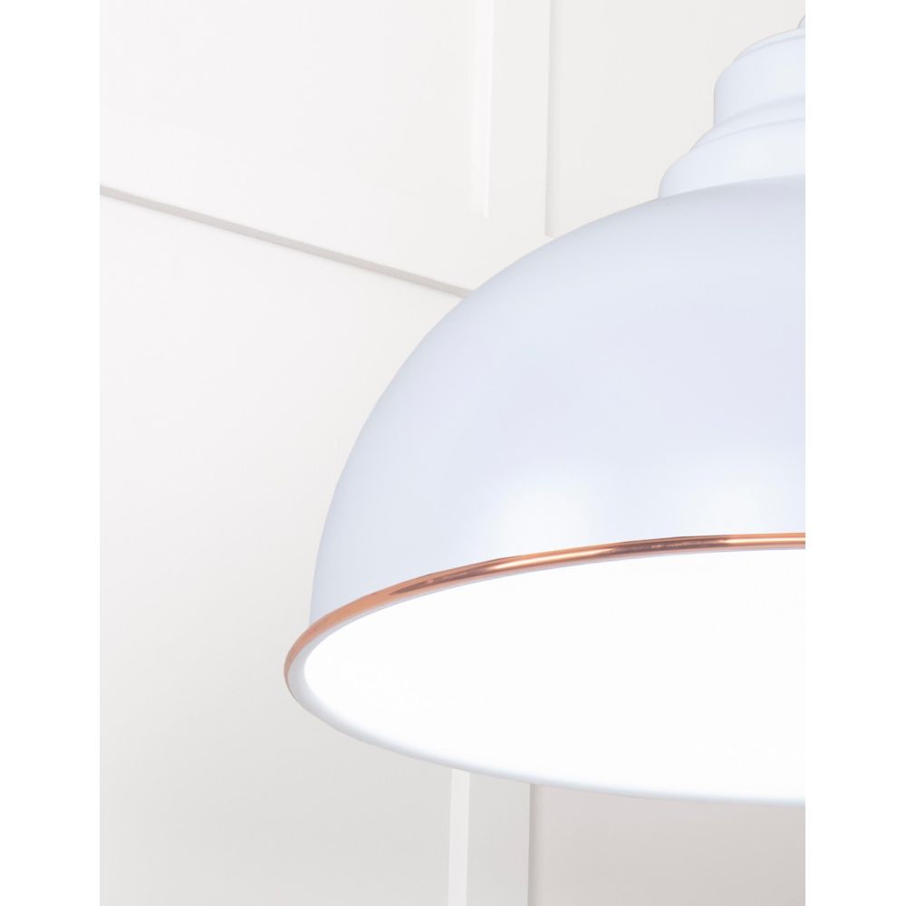 From The Anvil - White Gloss Harborne Pendant in Birch | Sku. 49508BI | Trade Door Handles.
