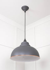 From The Anvil - White Gloss Harborne Pendant in Bluff | Sku. 49508BL | Trade Door Handles.
