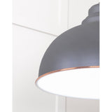 From The Anvil - White Gloss Harborne Pendant in Bluff | Sku. 49508BL | Trade Door Handles.
