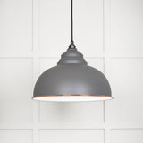 From The Anvil - White Gloss Harborne Pendant in Bluff | Sku. 49508BL | Trade Door Handles.