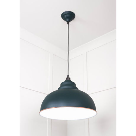 From The Anvil - White Gloss Harborne Pendant in Dingle | Sku. 49508DI | Trade Door Handles.