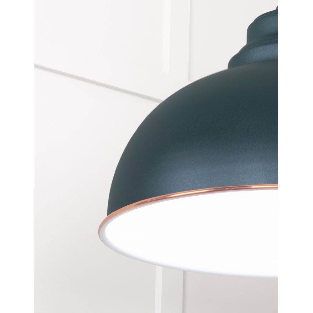 From The Anvil - White Gloss Harborne Pendant in Dingle | Sku. 49508DI | Trade Door Handles.