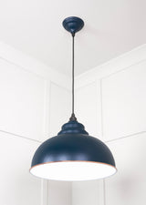 From The Anvil - White Gloss Harborne Pendant in Dusk | Sku. 49508DU | Trade Door Handles.