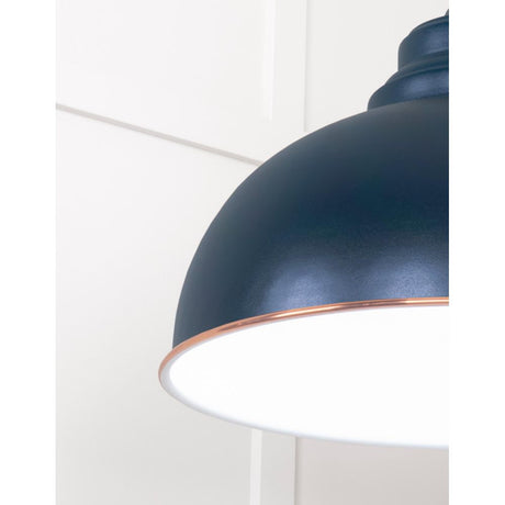 From The Anvil - White Gloss Harborne Pendant in Dusk | Sku. 49508DU | Trade Door Handles.