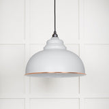From The Anvil - White Gloss Harborne Pendant in Flock | Sku. 49508F | Trade Door Handles.