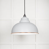 From The Anvil - White Gloss Harborne Pendant in Flock | Sku. 49508F | Trade Door Handles.