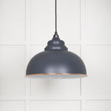 From The Anvil - White Gloss Harborne Pendant in Slate | Sku. 49508SL | Trade Door Handles.