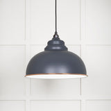 From The Anvil - White Gloss Harborne Pendant in Slate | Sku. 49508SL | Trade Door Handles.