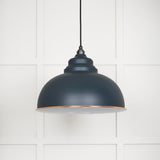 From The Anvil - White Gloss Harborne Pendant in Soot | Sku. 49508SO | Trade Door Handles.