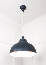 From The Anvil - White Gloss Harborne Pendant in Soot | Sku. 49508SO | Trade Door Handles.