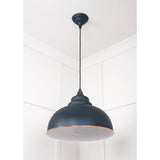 From The Anvil - White Gloss Harborne Pendant in Soot | Sku. 49508SO | Trade Door Handles.