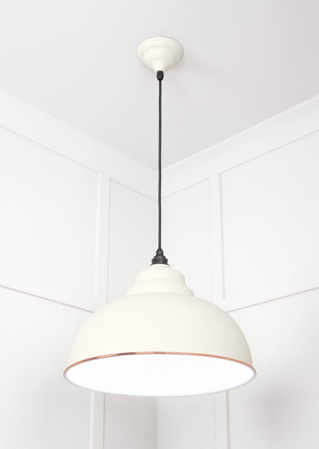 From The Anvil - White Gloss Harborne Pendant in Teasel | Sku. 49508TE | Trade Door Handles.