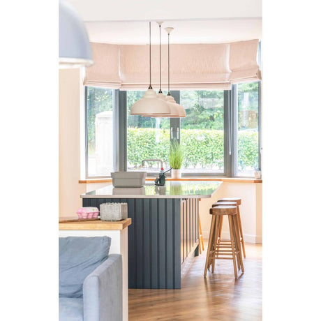From The Anvil - White Gloss Harborne Pendant in Teasel | Sku. 49508TE | Trade Door Handles.