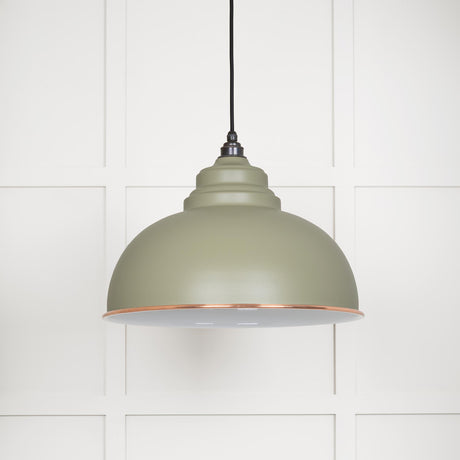 From The Anvil - White Gloss Harborne Pendant in Tump | Sku. 49508TU | Trade Door Handles.