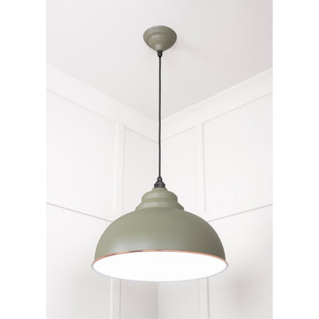 From The Anvil - White Gloss Harborne Pendant in Tump | Sku. 49508TU | Trade Door Handles.