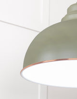 From The Anvil - White Gloss Harborne Pendant in Tump | Sku. 49508TU | Trade Door Handles.